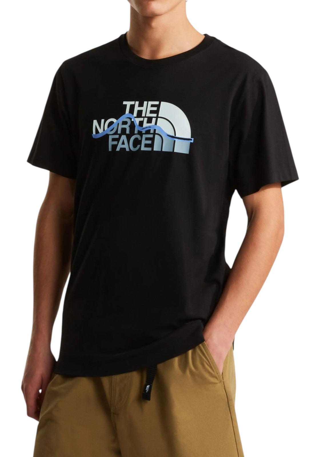 T-SHIRT E CANOTTE Nero/grigio The North Face