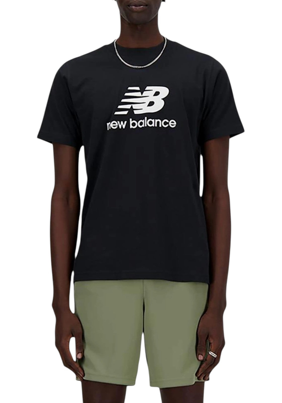 T-SHIRT E CANOTTE Nero/bianco New Balance