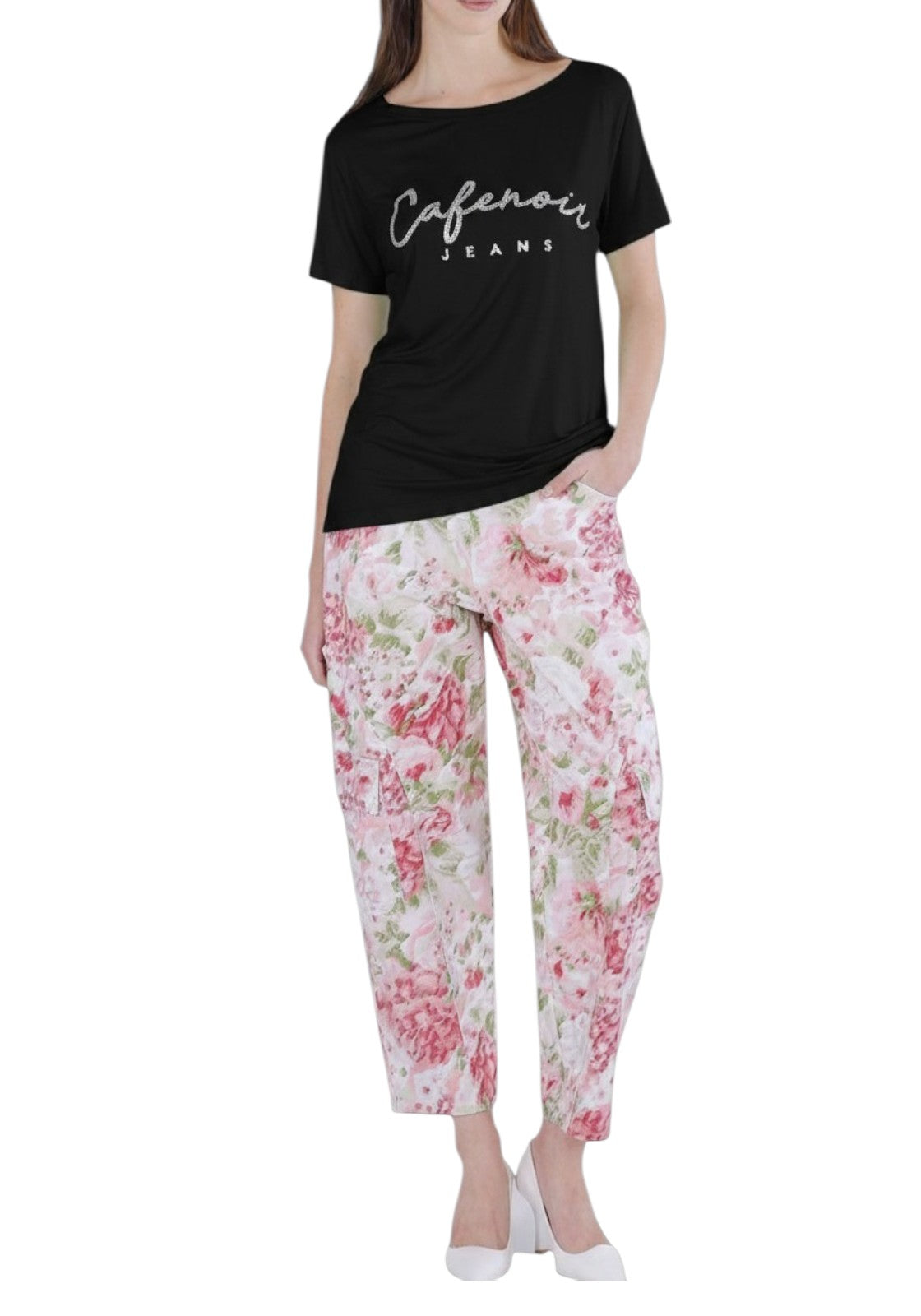 T-SHIRT E CANOTTE Nero/argento Cafenoir