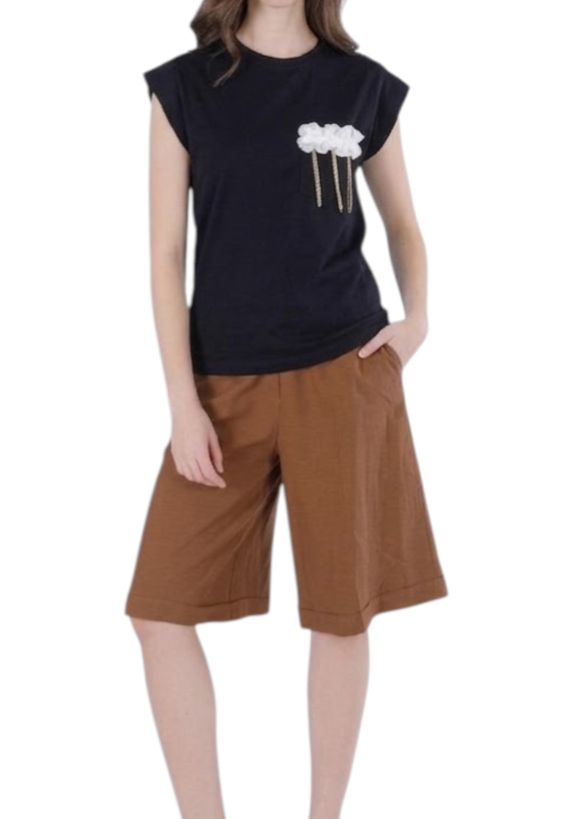 T-SHIRT E CANOTTE Nero/bianco Cafenoir
