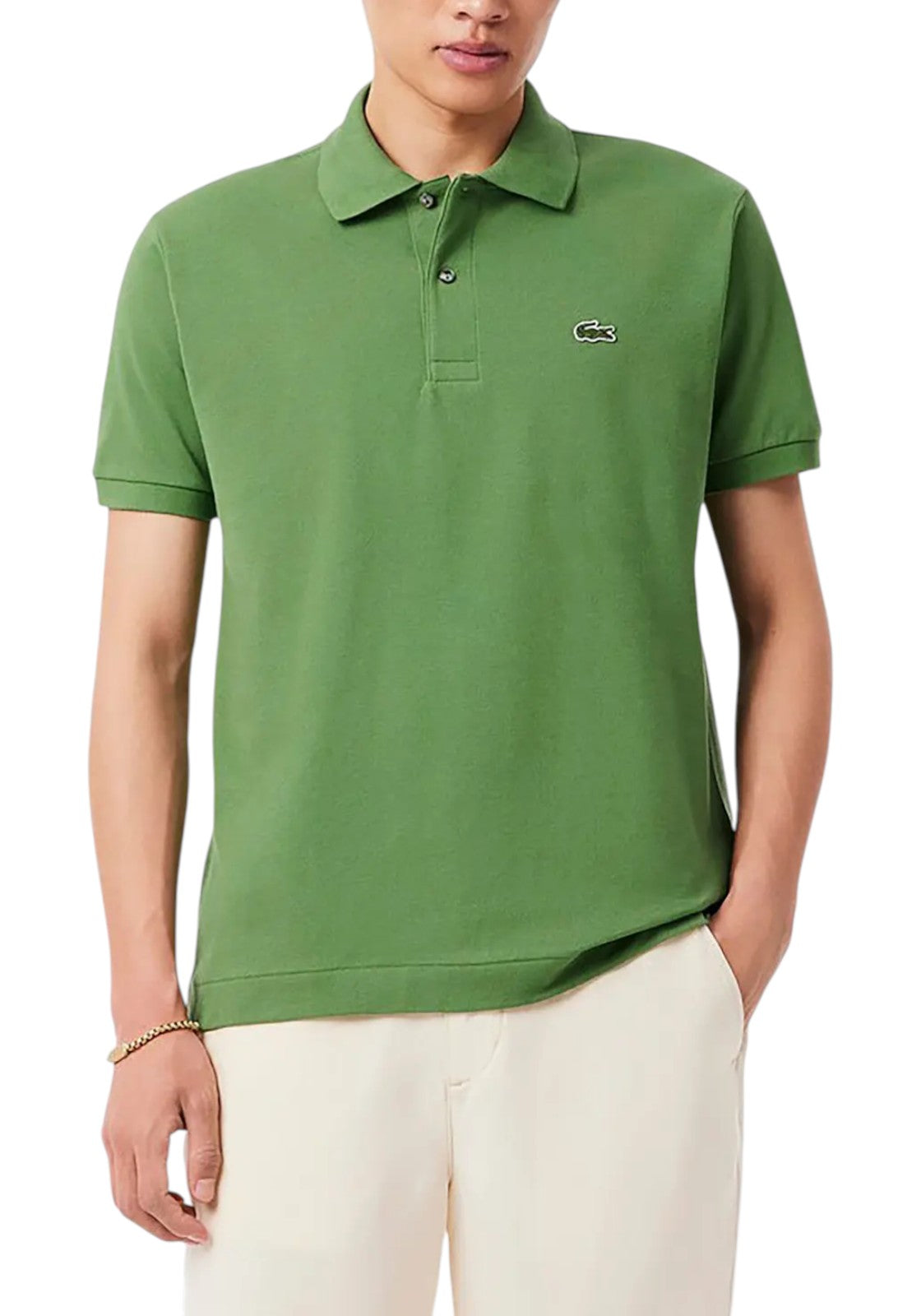 MAGLIONI E POLO Verde Oliva Lacoste