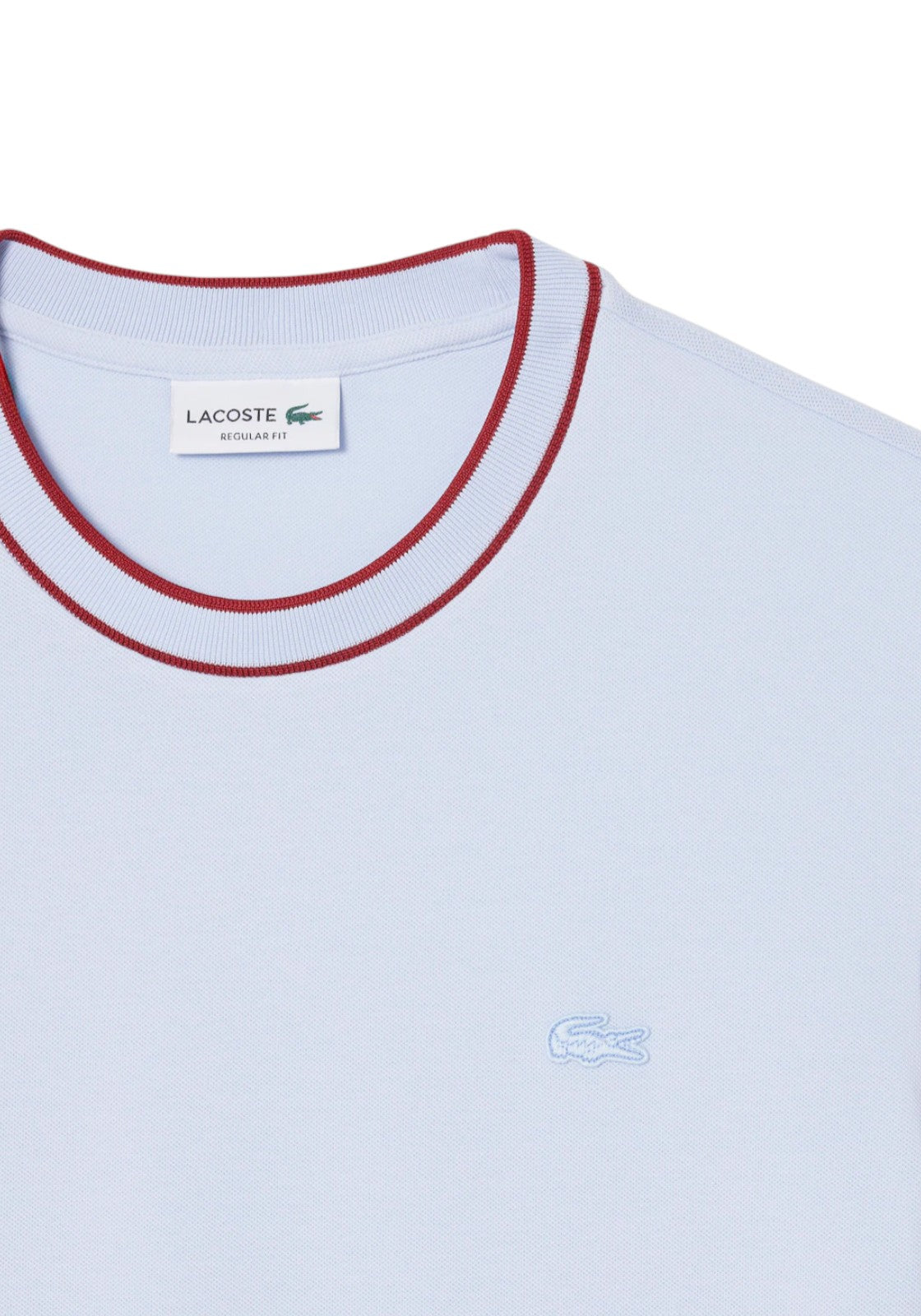 T-SHIRT E CANOTTE Celeste/bordeaux Lacoste
