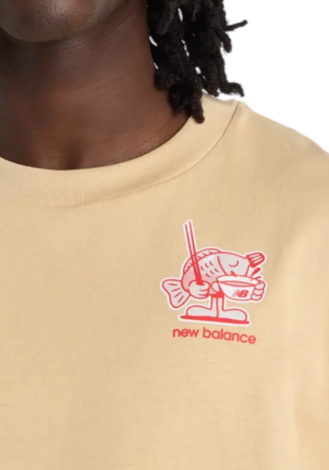 T-SHIRT E CANOTTE Beige/rosso New Balance