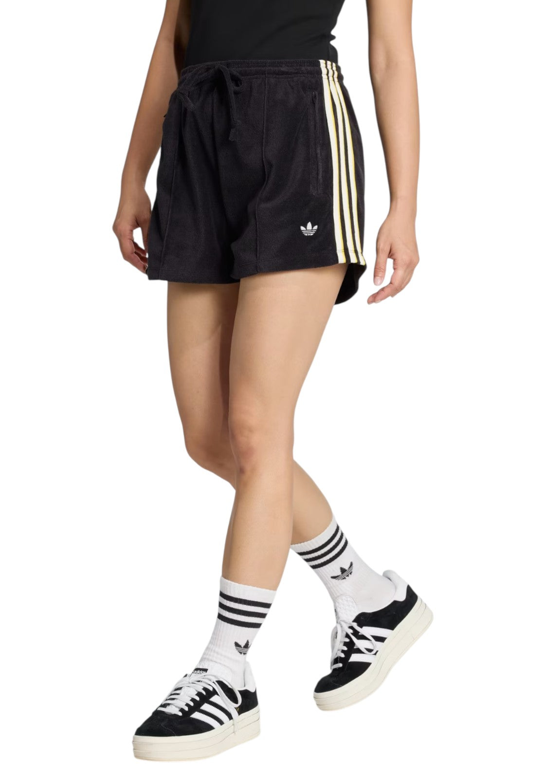 PANTALONCINI Nero/giallo Adidas Originals