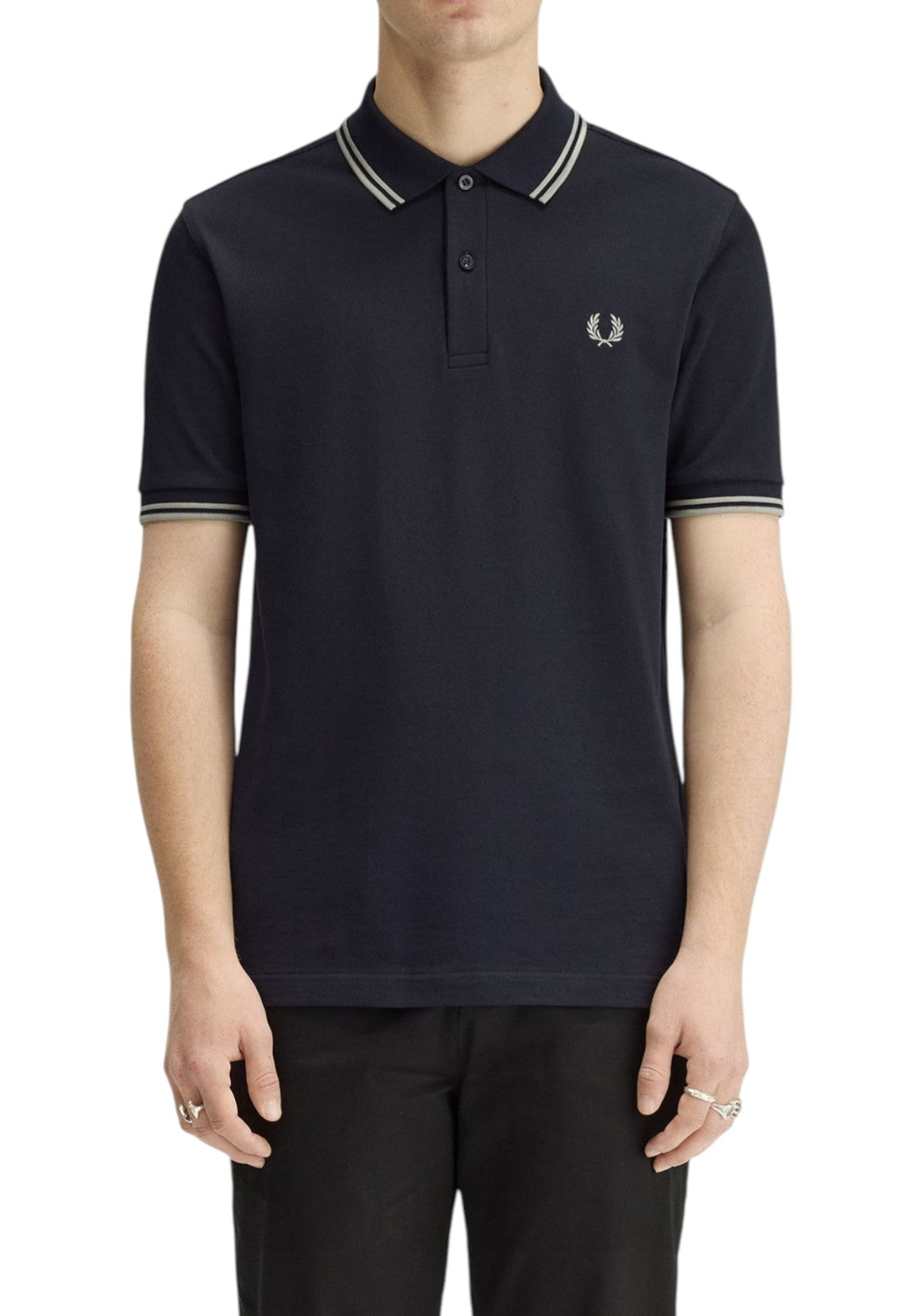 MAGLIONI E POLO Nero/verde Fred Perry