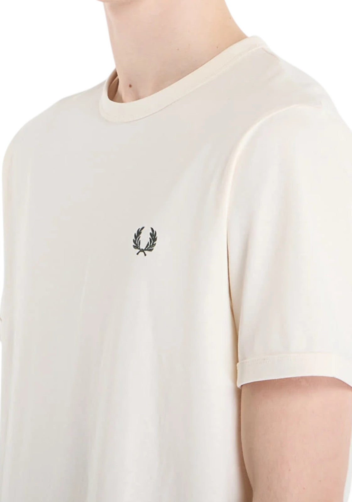 T-SHIRT E CANOTTE Ecru Fred Perry