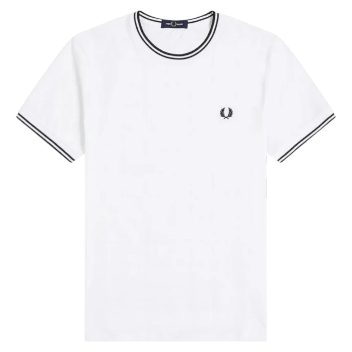 T-SHIRT E CANOTTE Bianco/nero Fred Perry