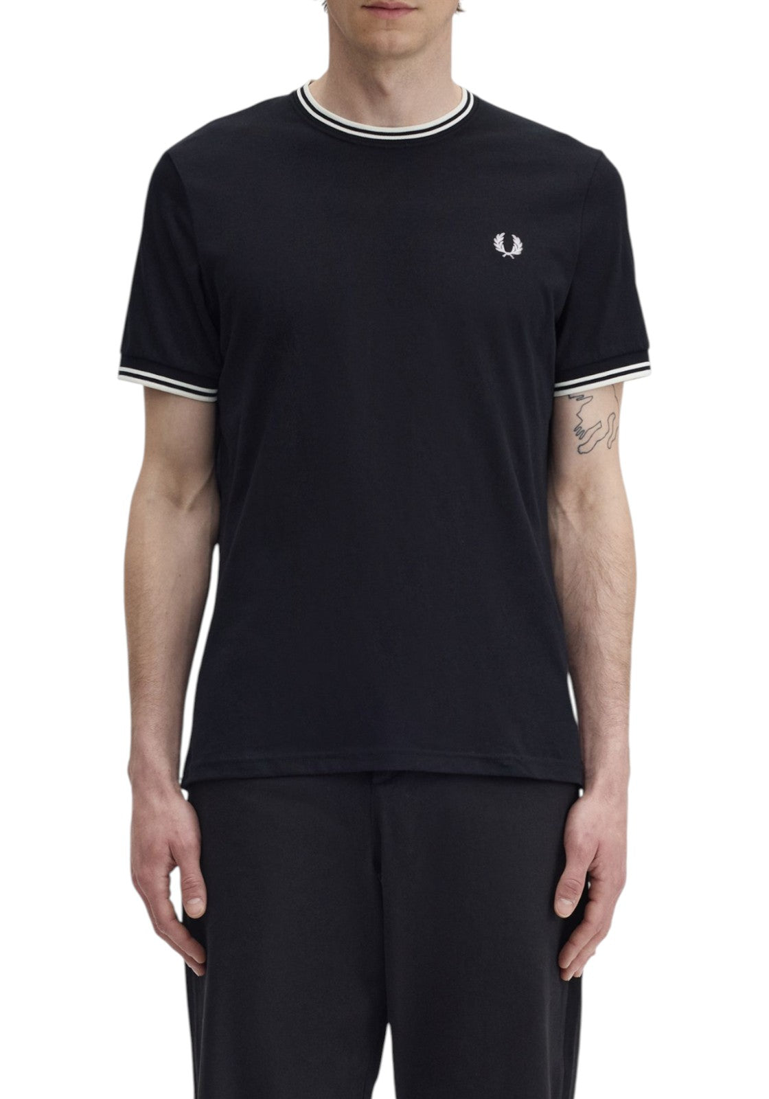 T-SHIRT E CANOTTE Nero/bianco Fred Perry