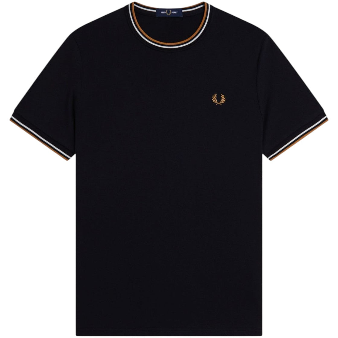 T-SHIRT E CANOTTE Nero/marrone Fred Perry
