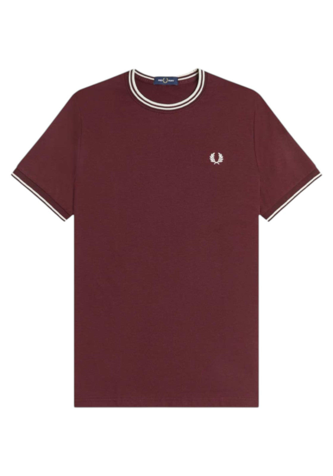 T-SHIRT E CANOTTE Bordeaux/bianco Fred Perry