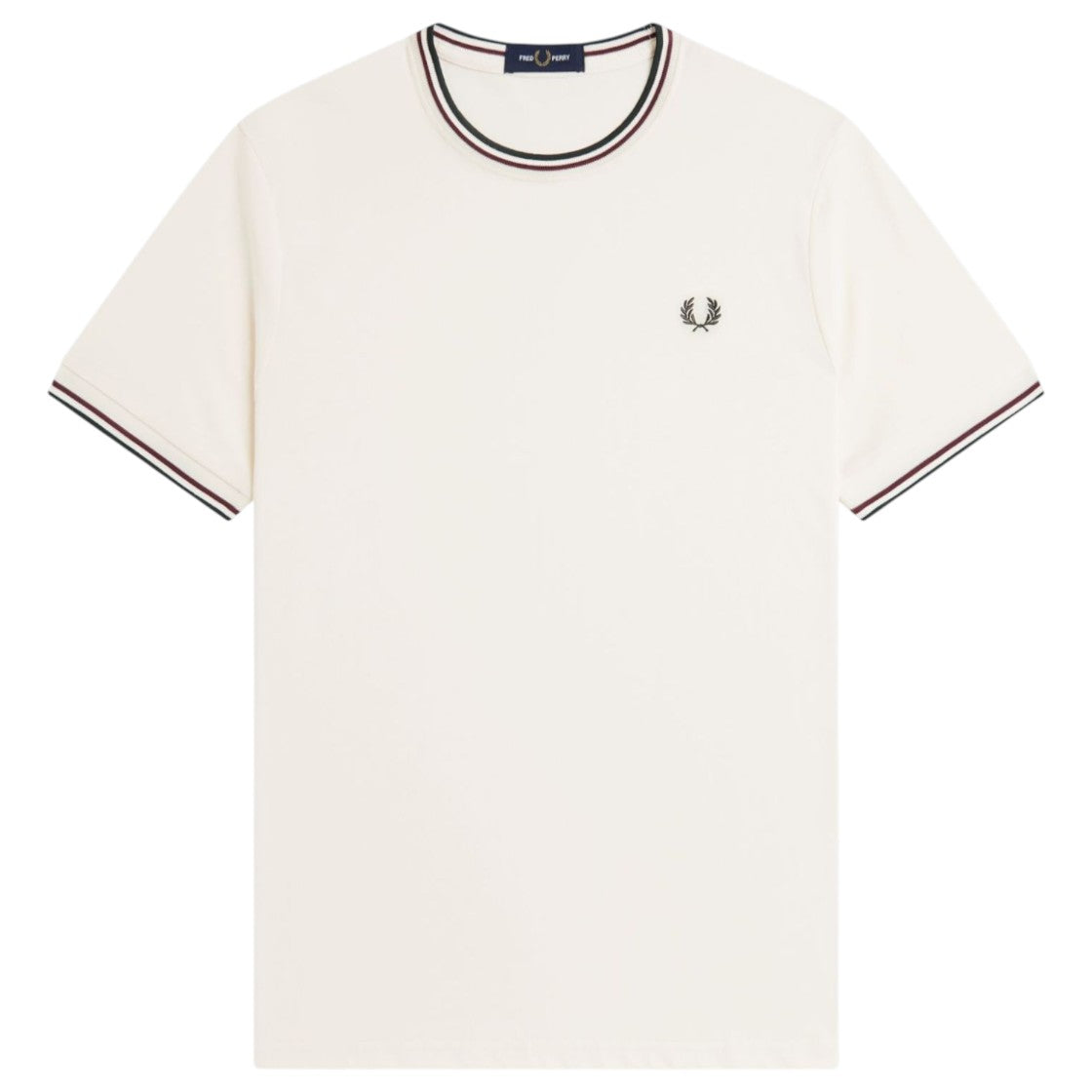 T-SHIRT E CANOTTE Panna/verde Fred Perry