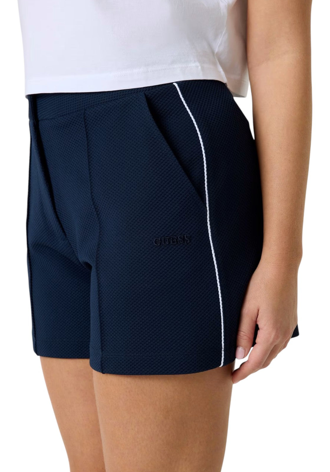 PANTALONCINI Blu/bianco Guess