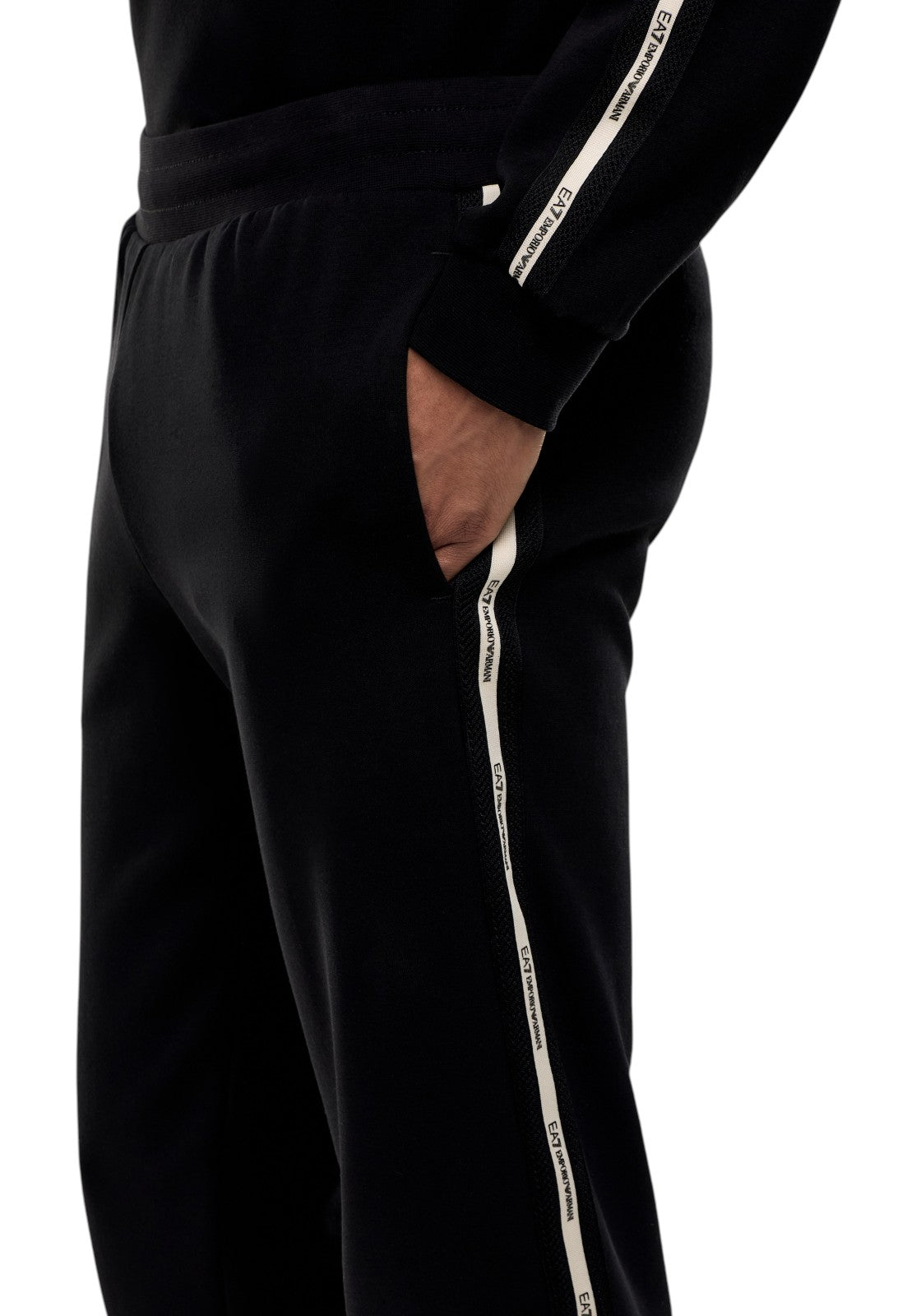 PANTALONI Nero/beige Ea7