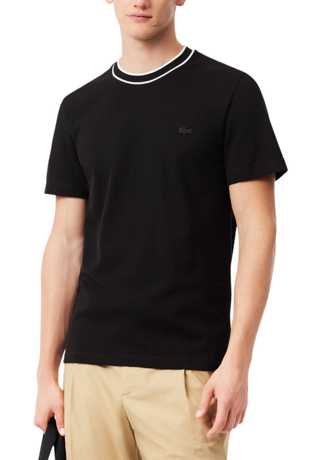 T-SHIRT E CANOTTE Nero/bianco Lacoste