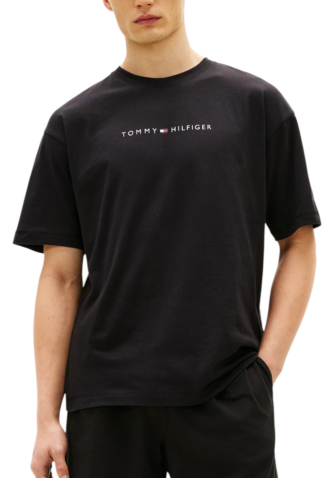 T-SHIRT E CANOTTE Nero Tommy Hilfiger