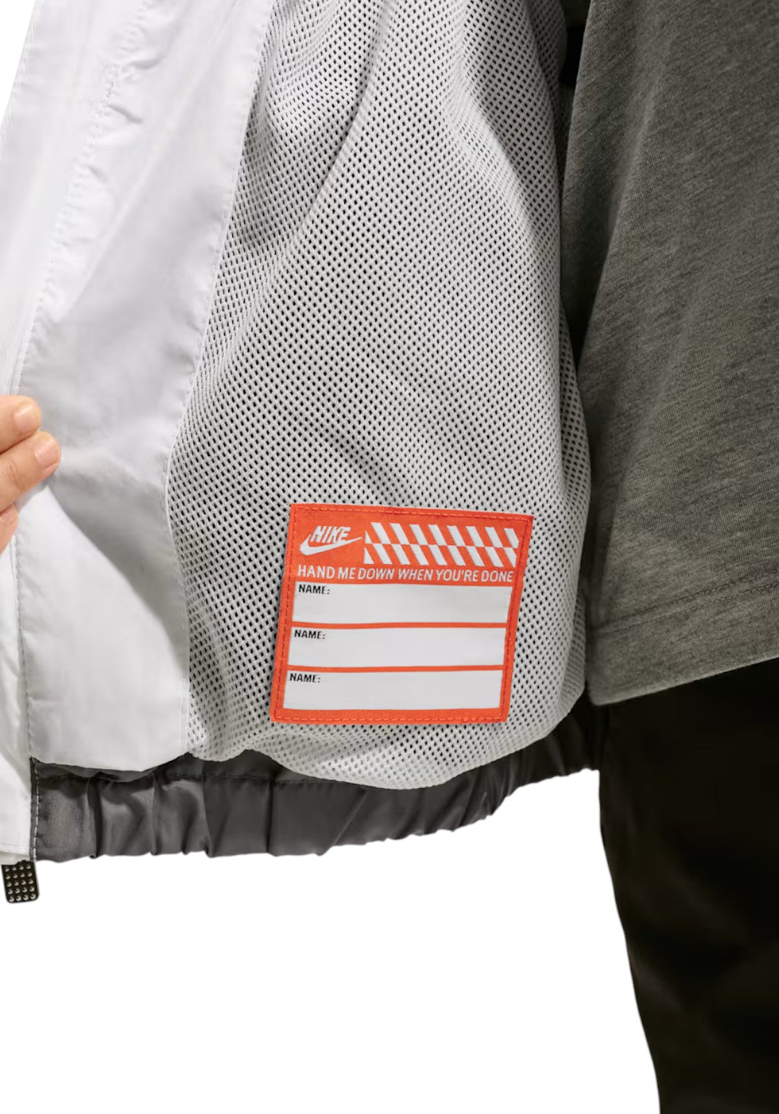 GIUBBINI E GIACCHE Grigio/nero Nike