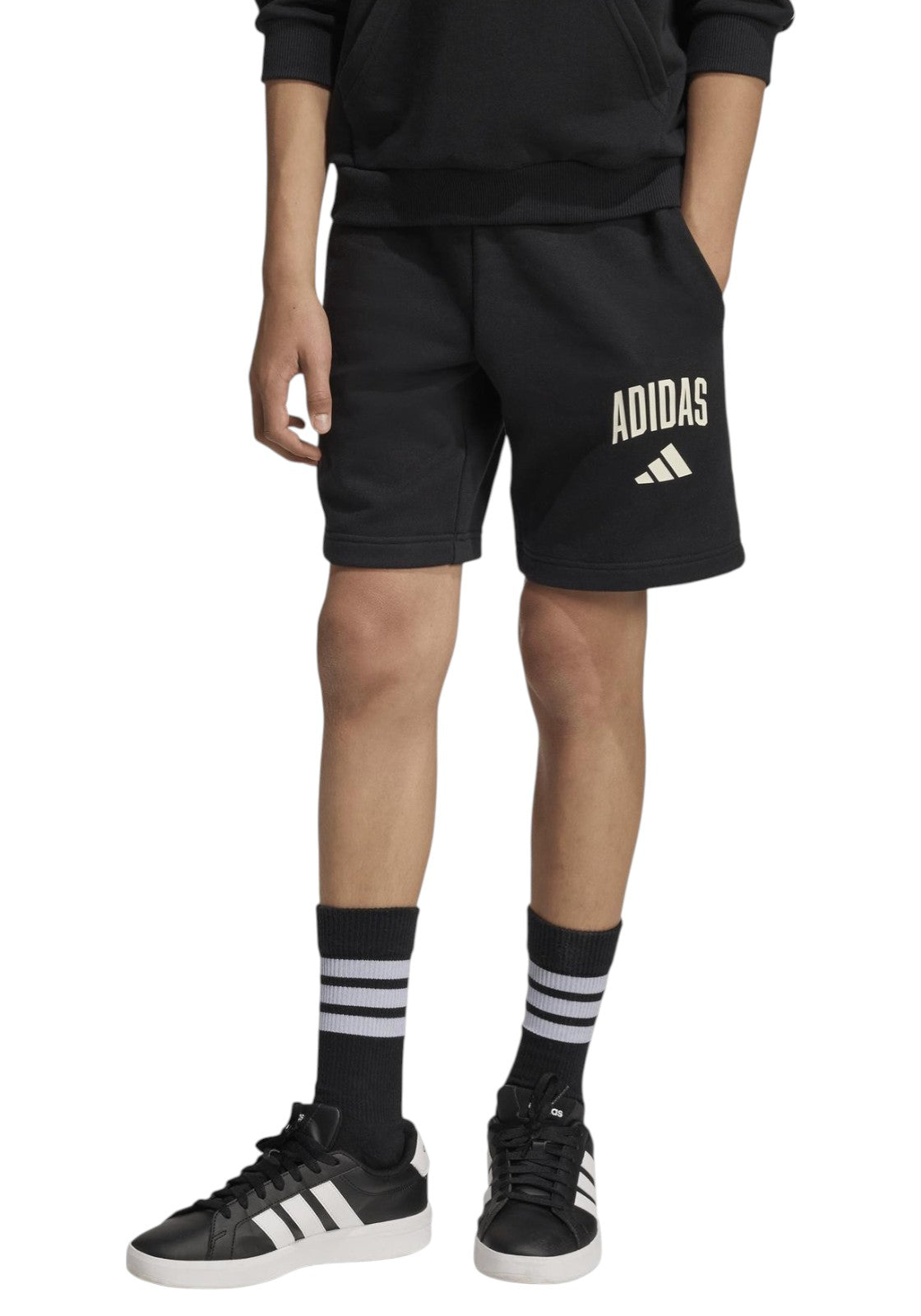 PANTALONCINI Nero/panna Adidas