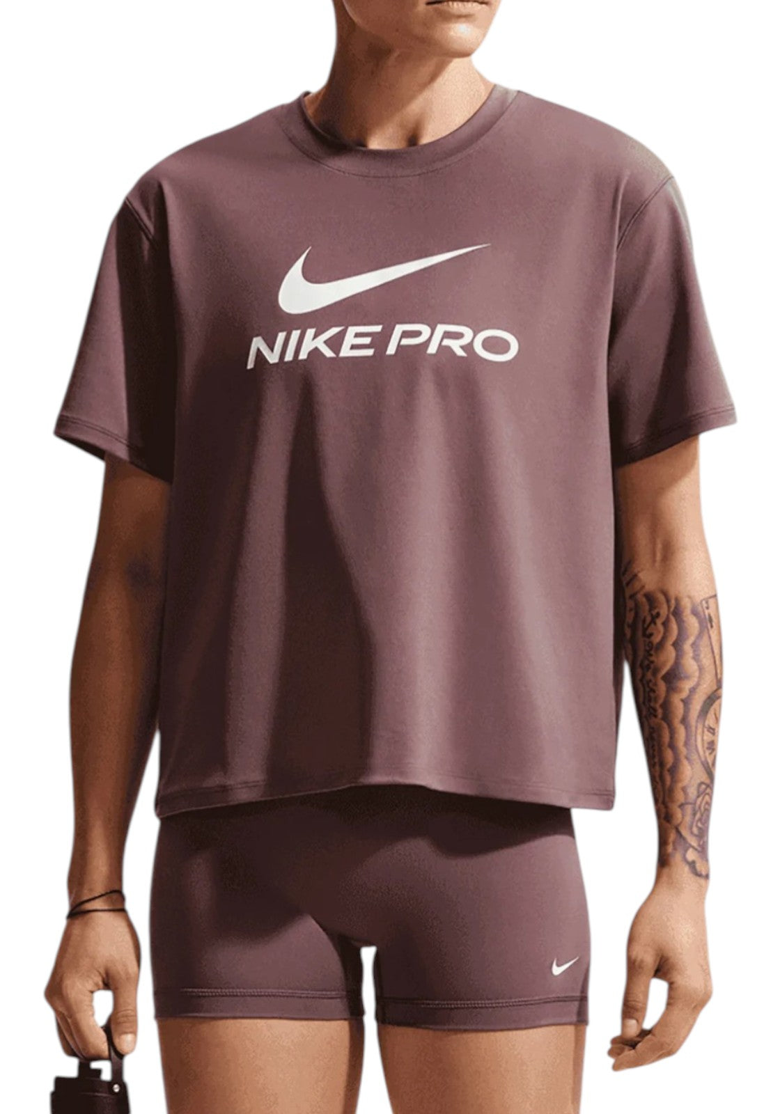 T-SHIRT E CANOTTE Marrone/bianco Nike