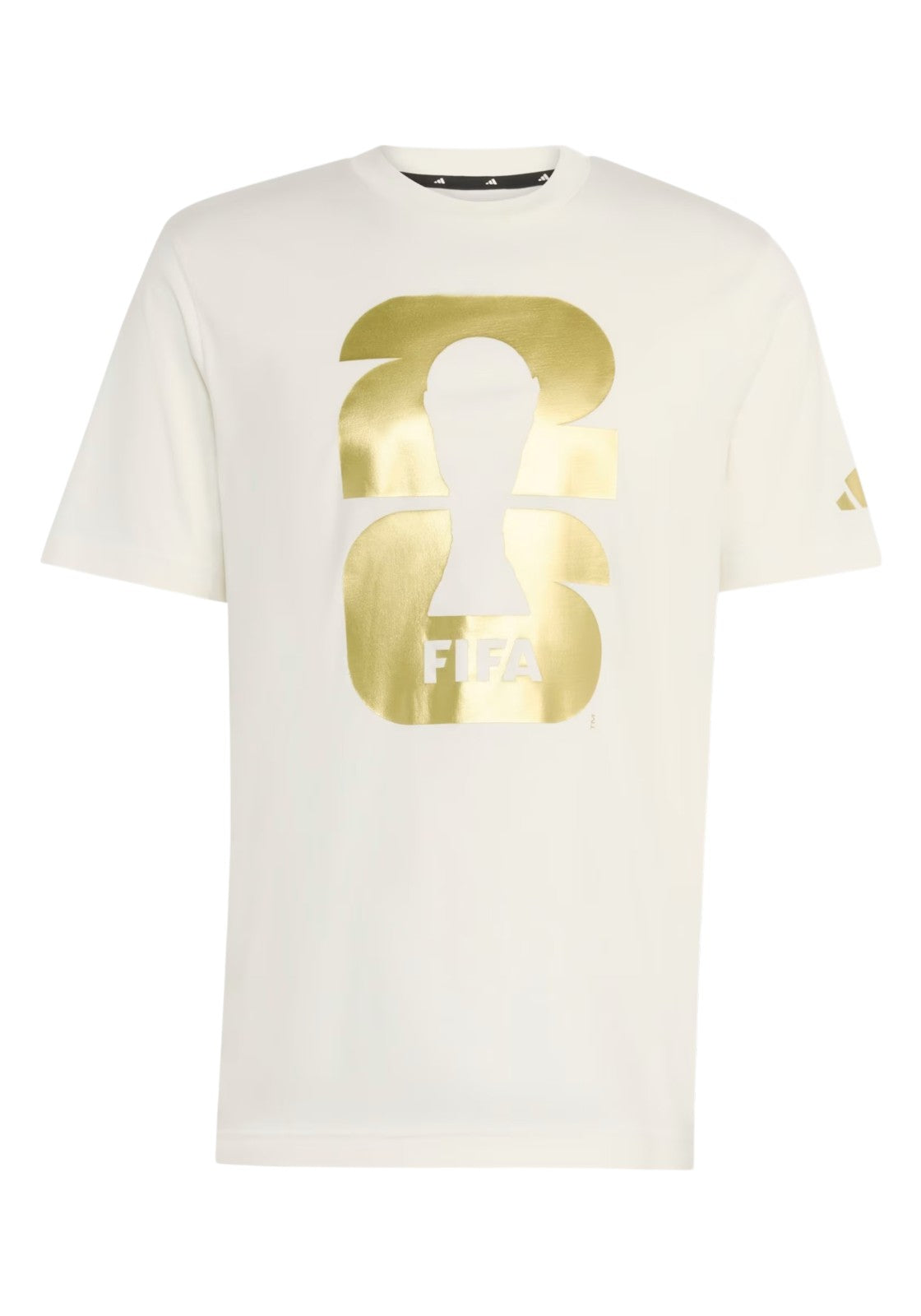 T-SHIRT E CANOTTE Bianco/oro Adidas