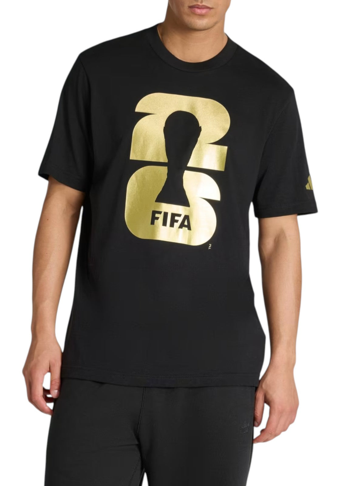 T-SHIRT E CANOTTE Nero/oro Adidas