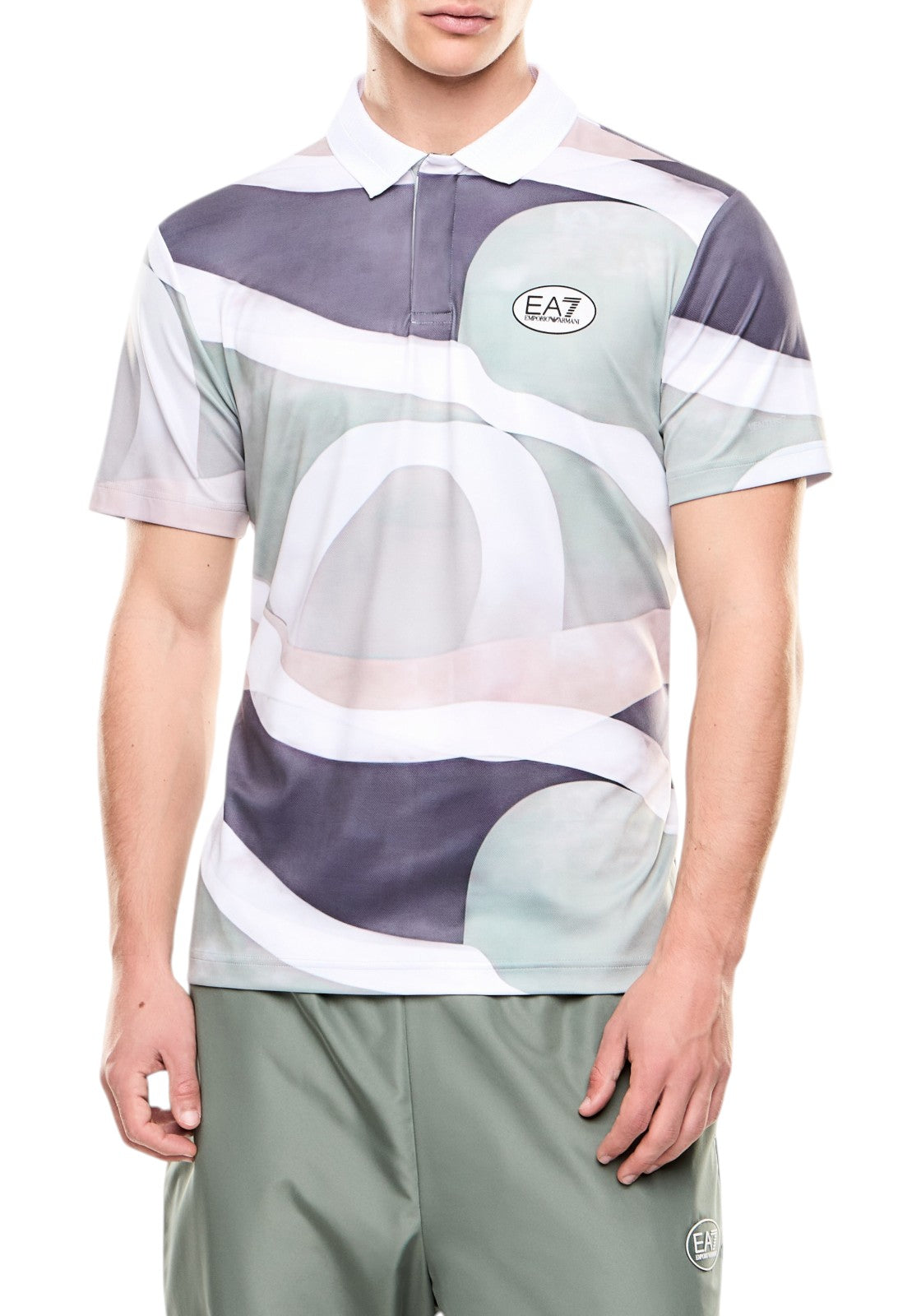 MAGLIONI E POLO Verde/bianco Ea7