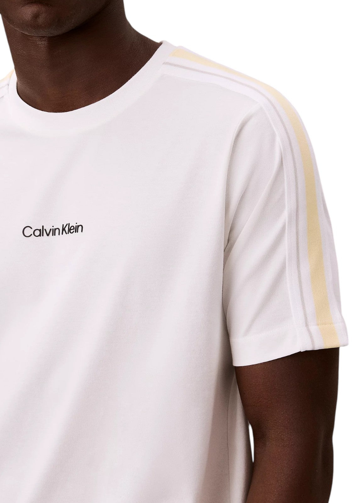 T-SHIRT E CANOTTE Bianco/giallo Calvin Klein