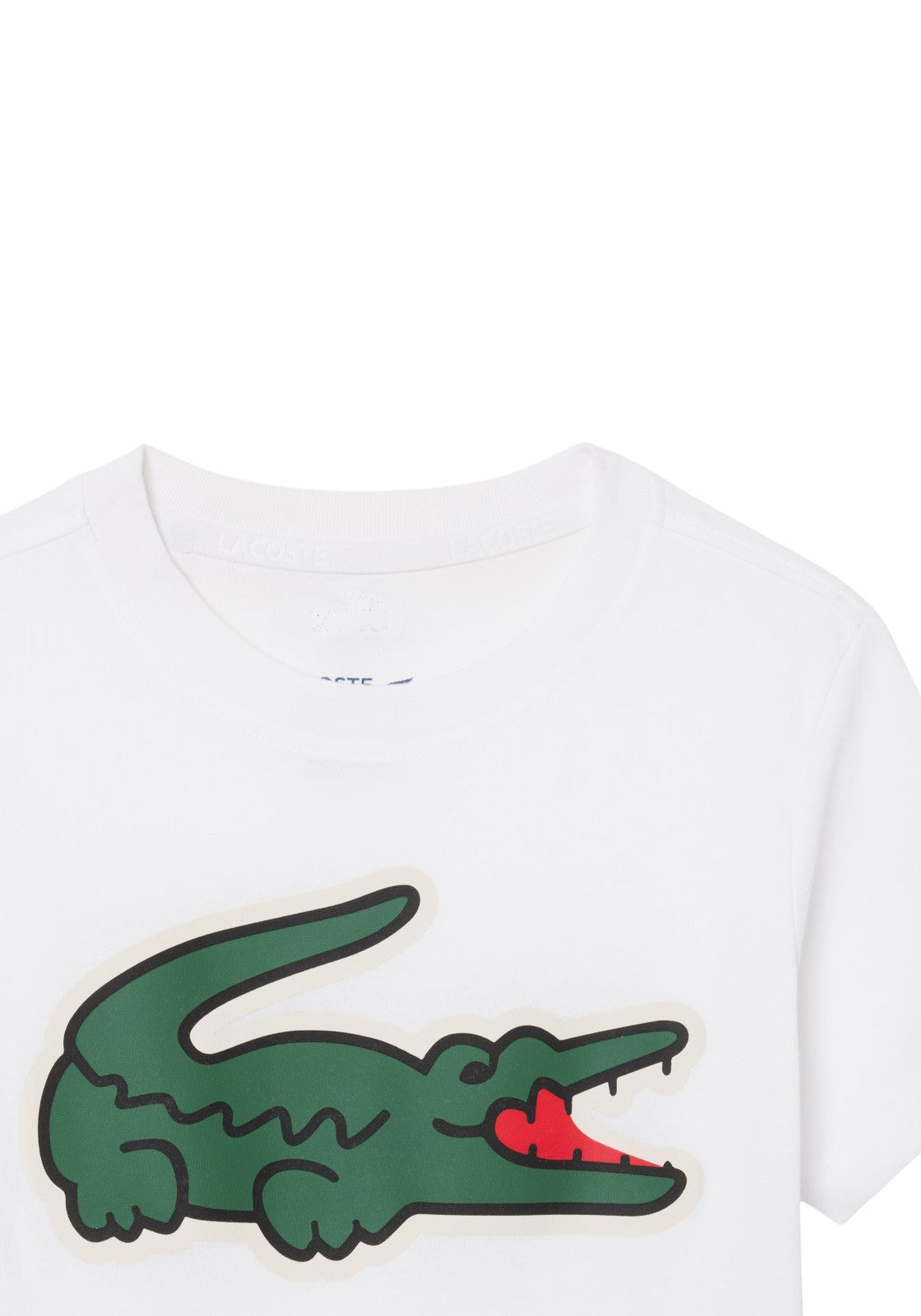 T-SHIRT E CANOTTE Bianco/verde Lacoste