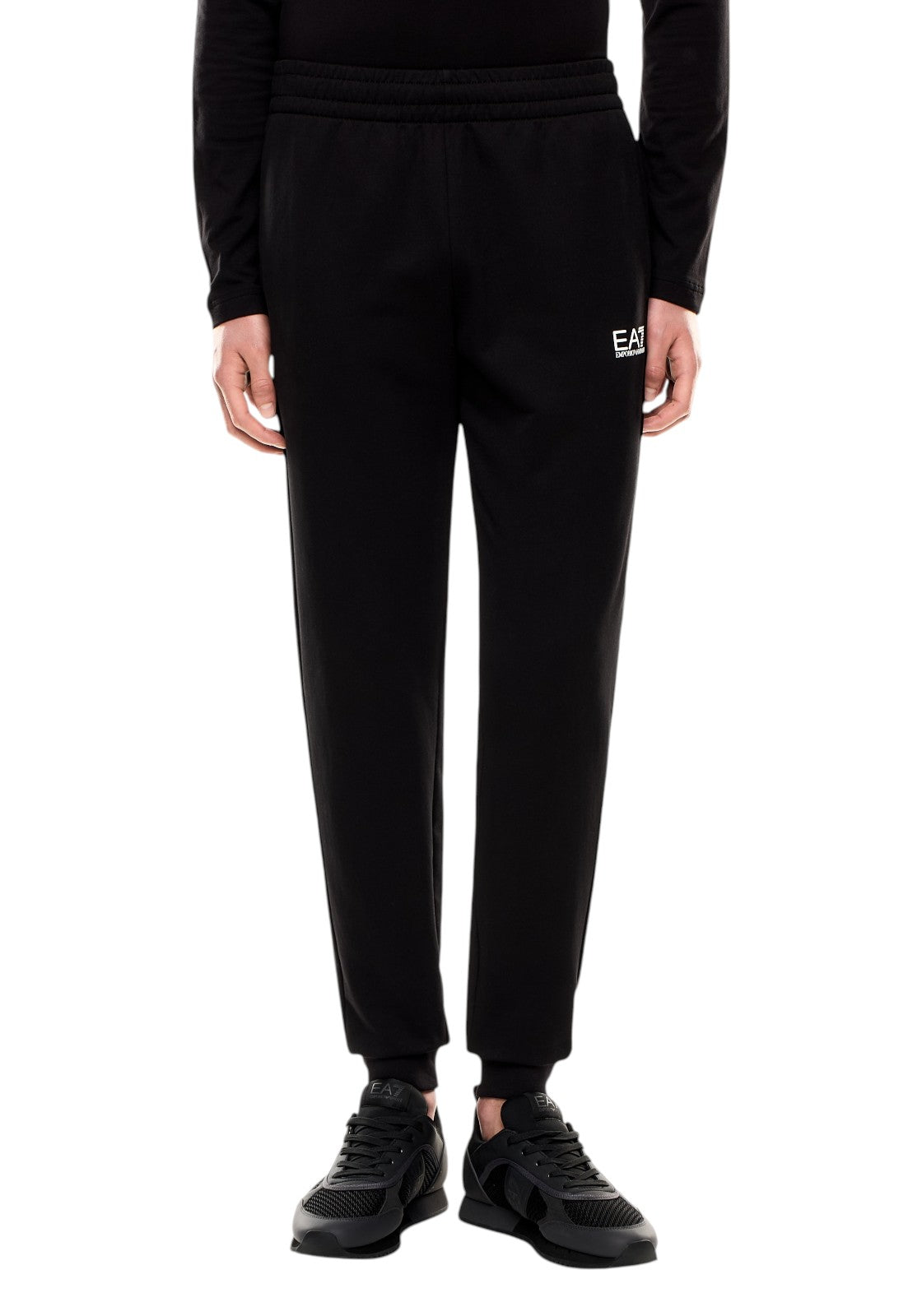 PANTALONI Nero/bianco Ea7