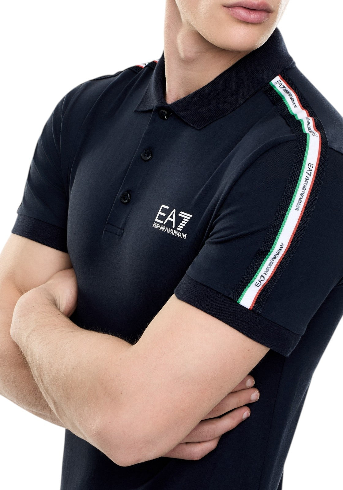 MAGLIONI E POLO Blu/bianco Ea7