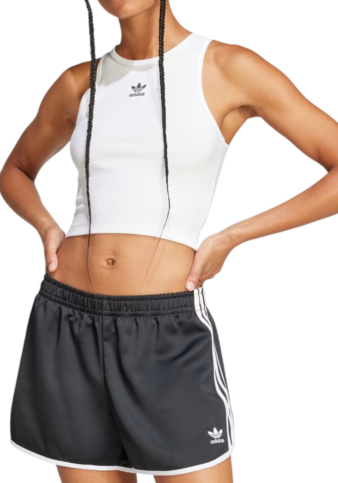 TOP PALESTRA Bianco Adidas Originals