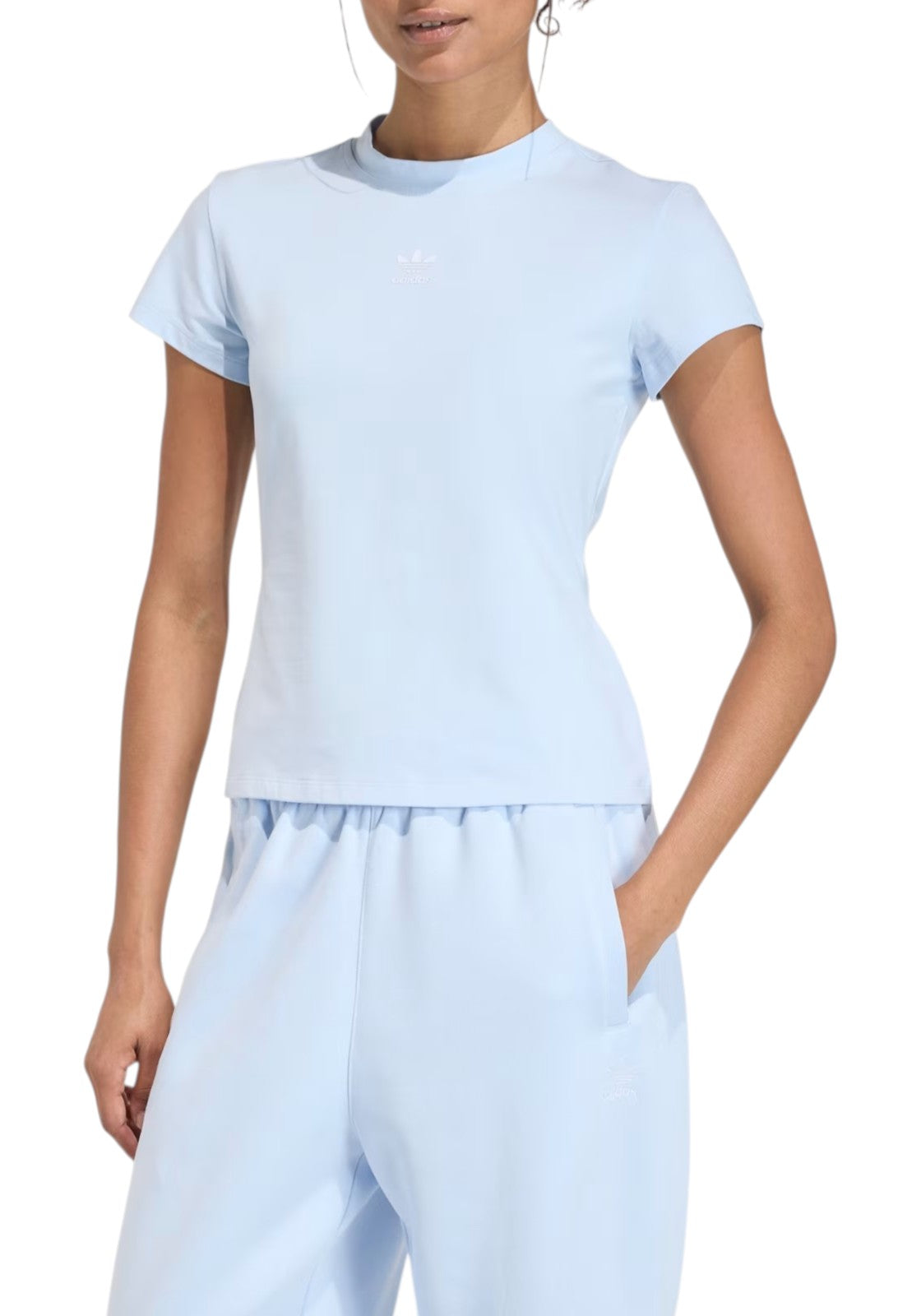 T-SHIRT E CANOTTE Celeste Adidas Originals