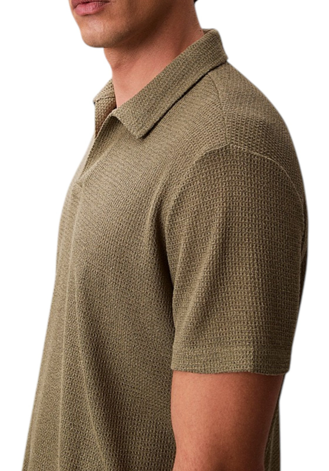 T-SHIRT E CANOTTE Verde Militare Calvin Klein