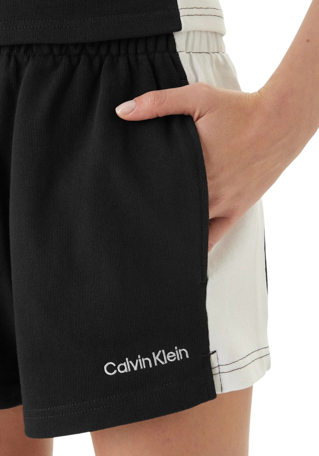 PANTALONCINI Nero/bianco Calvin Klein