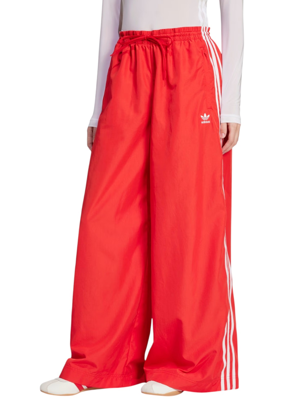 PANTALONI Rosso/bianco Adidas Originals