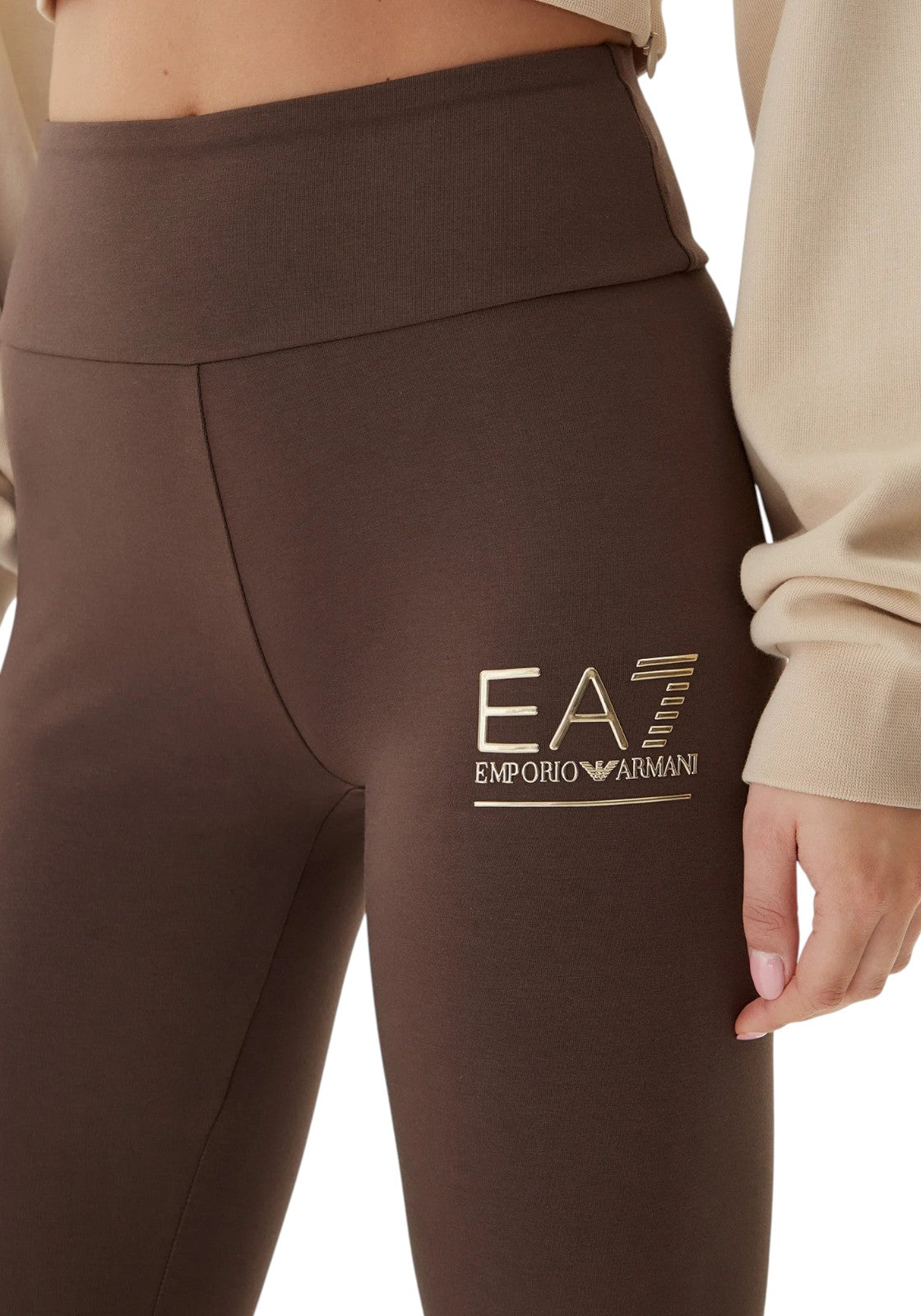 PANTALONI Marrone/oro Ea7
