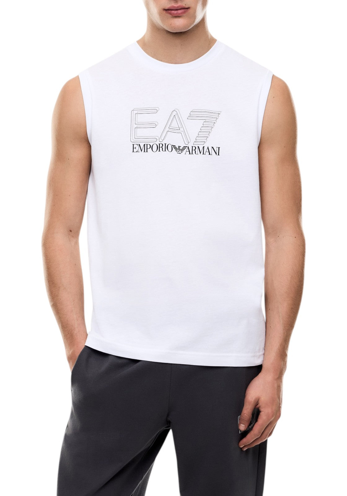 T-SHIRT E CANOTTE Bianco/nero Ea7