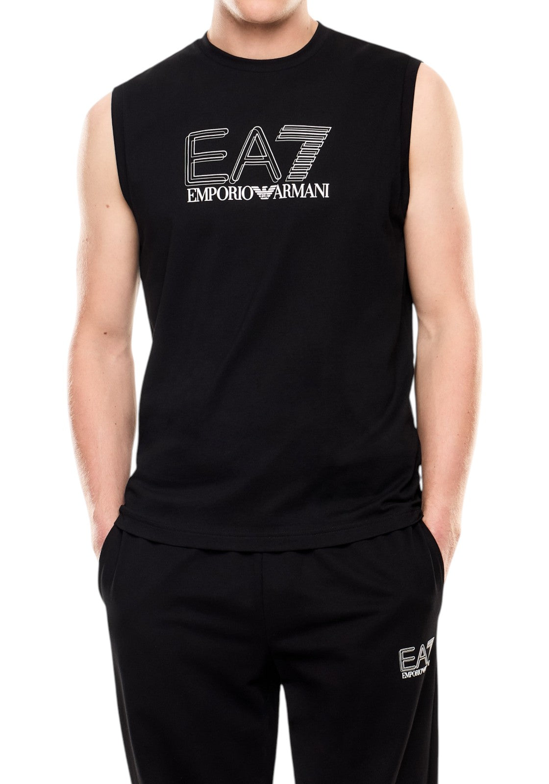 T-SHIRT E CANOTTE Nero/bianco Ea7