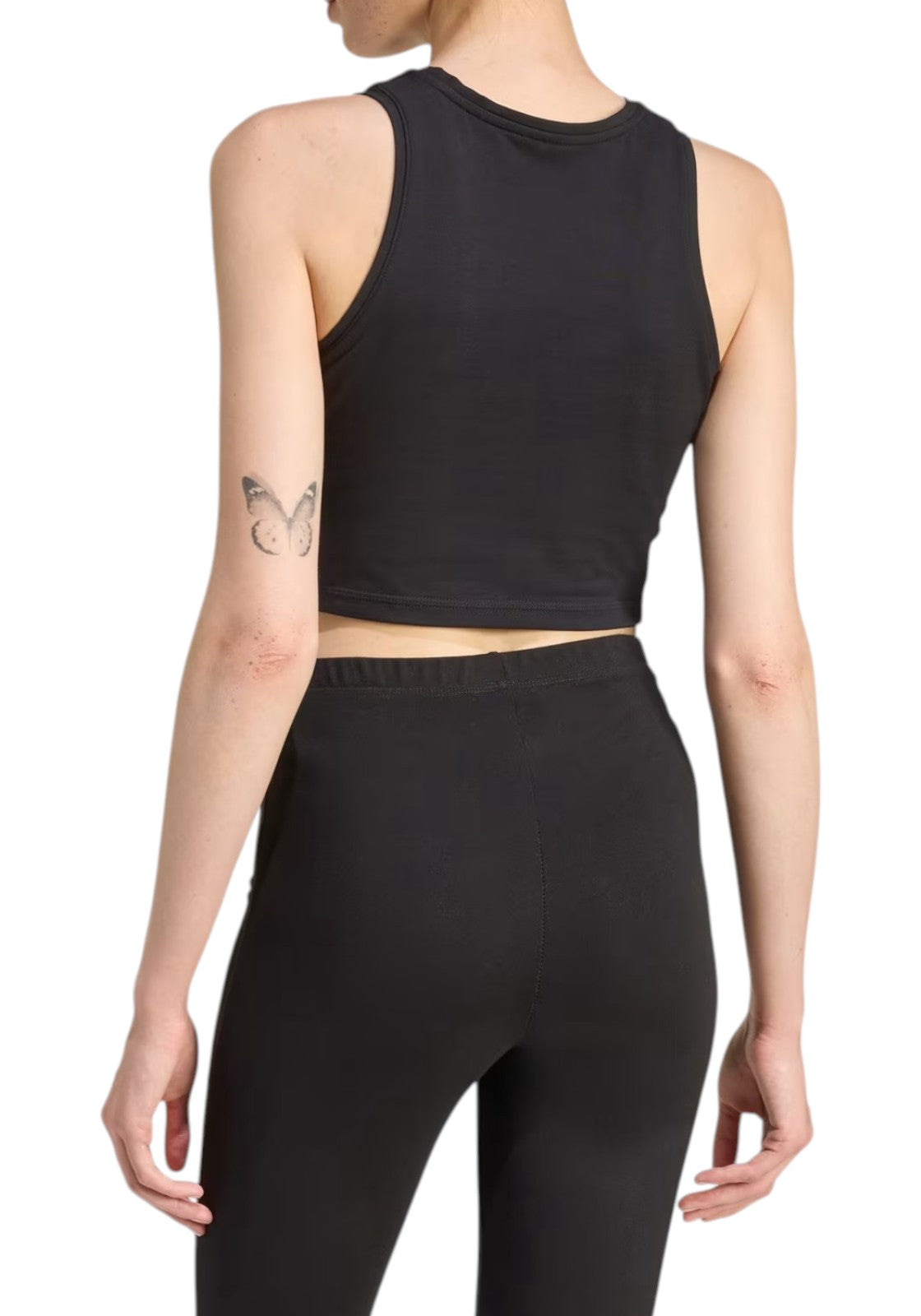 TOP PALESTRA Nero/bianco Adidas