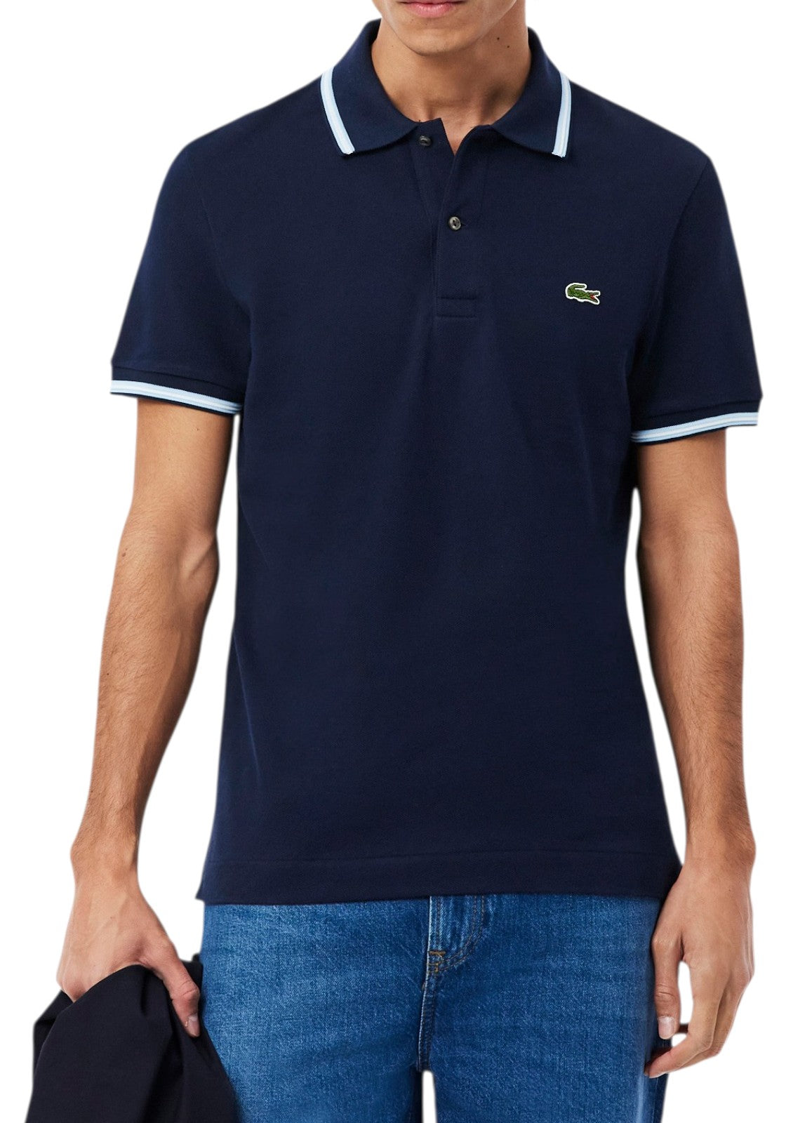 MAGLIONI E POLO Blu/celeste Lacoste