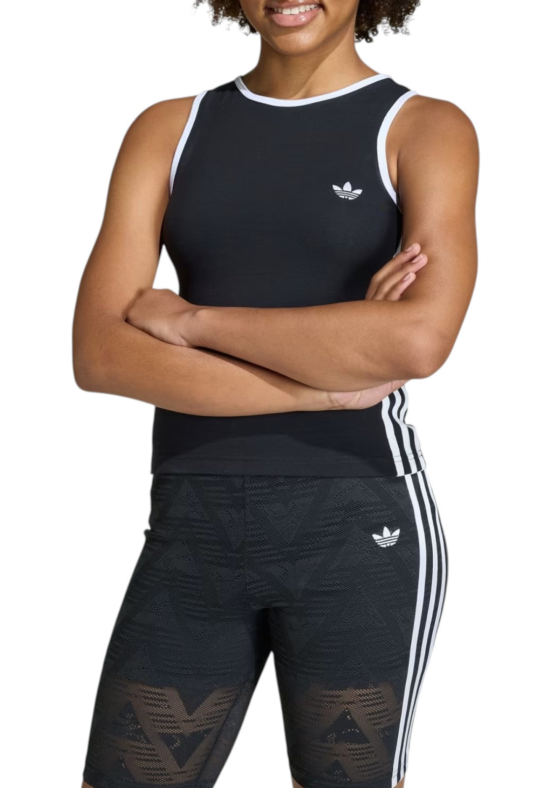 T-SHIRT E CANOTTE Nero/bianco Adidas Originals