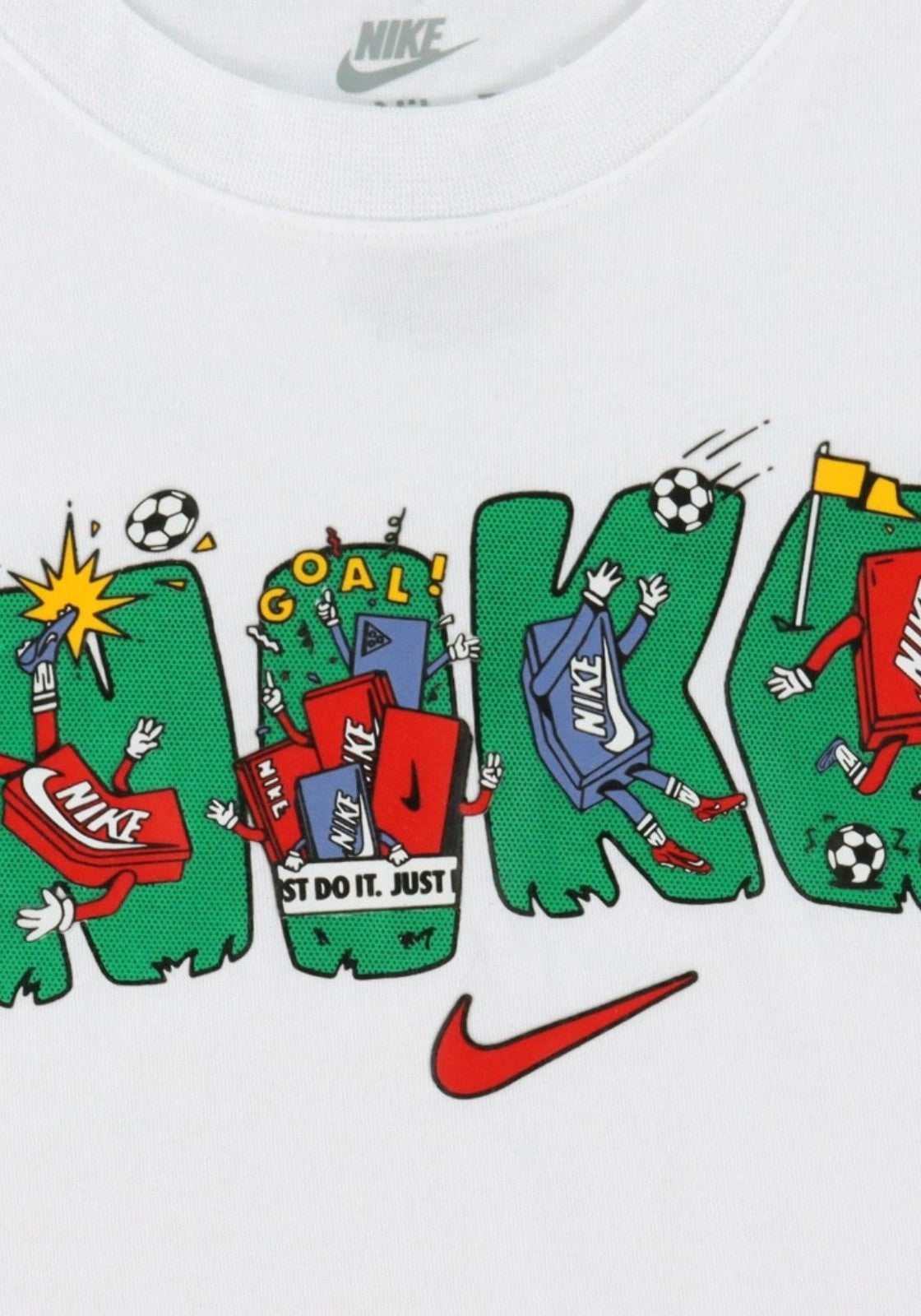 T-SHIRT E CANOTTE Bianco/verde Nike