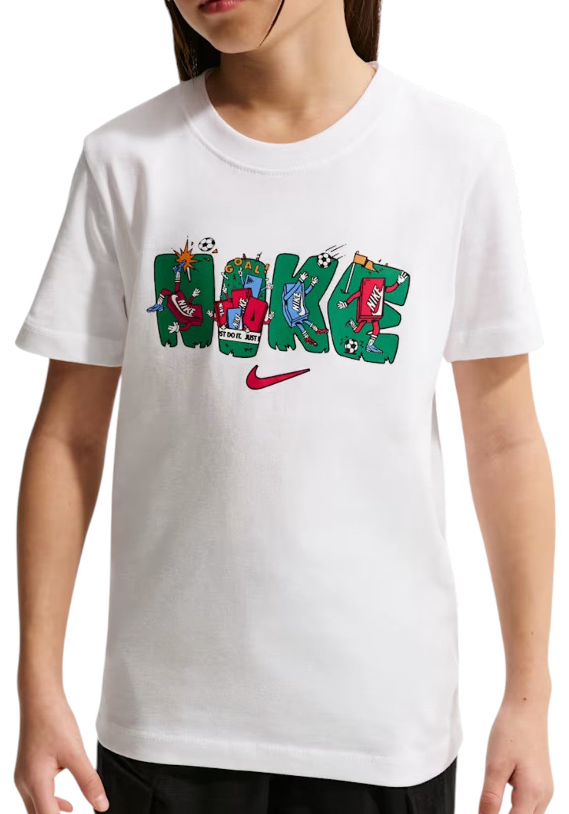 T-SHIRT E CANOTTE Bianco/verde Nike