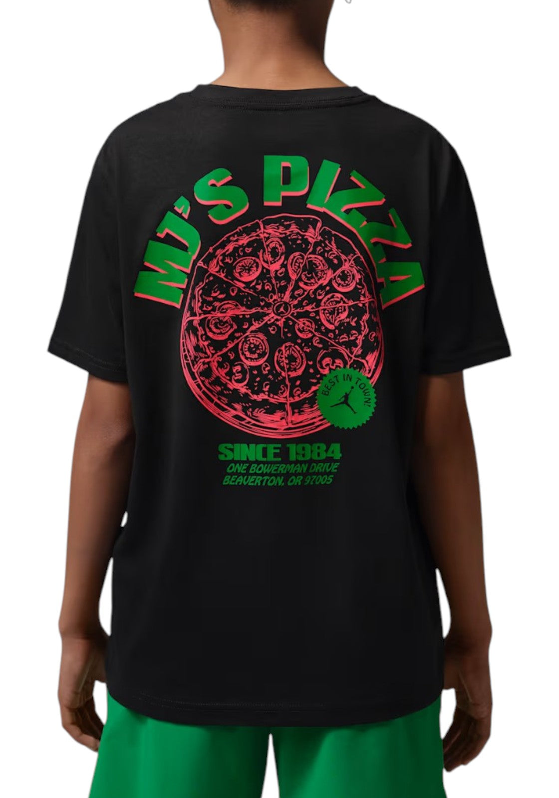 T-SHIRT E CANOTTE Nero/verde Nike