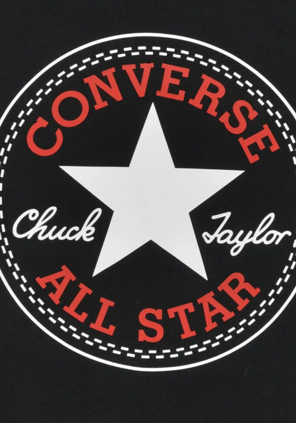 T-SHIRT E CANOTTE Nero/rosso Converse