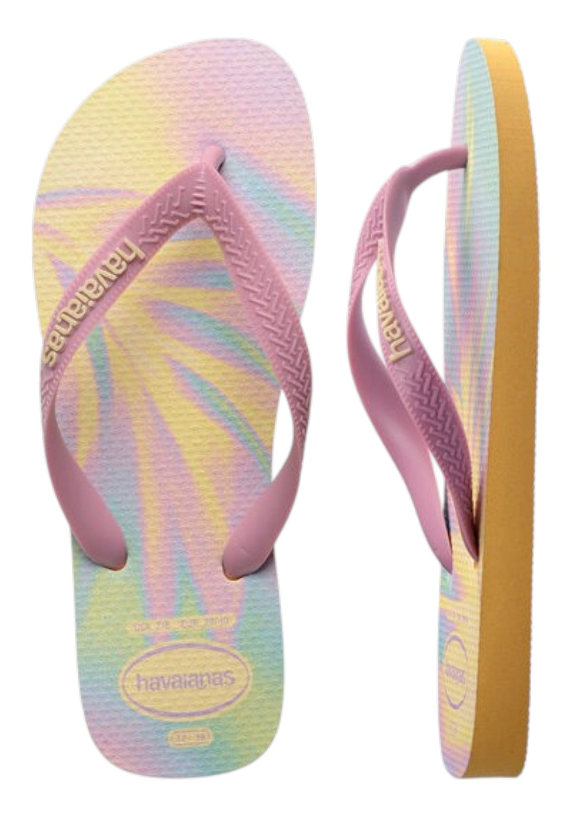 CIABATTE-INFRADITO Rosa/giallo Havaianas