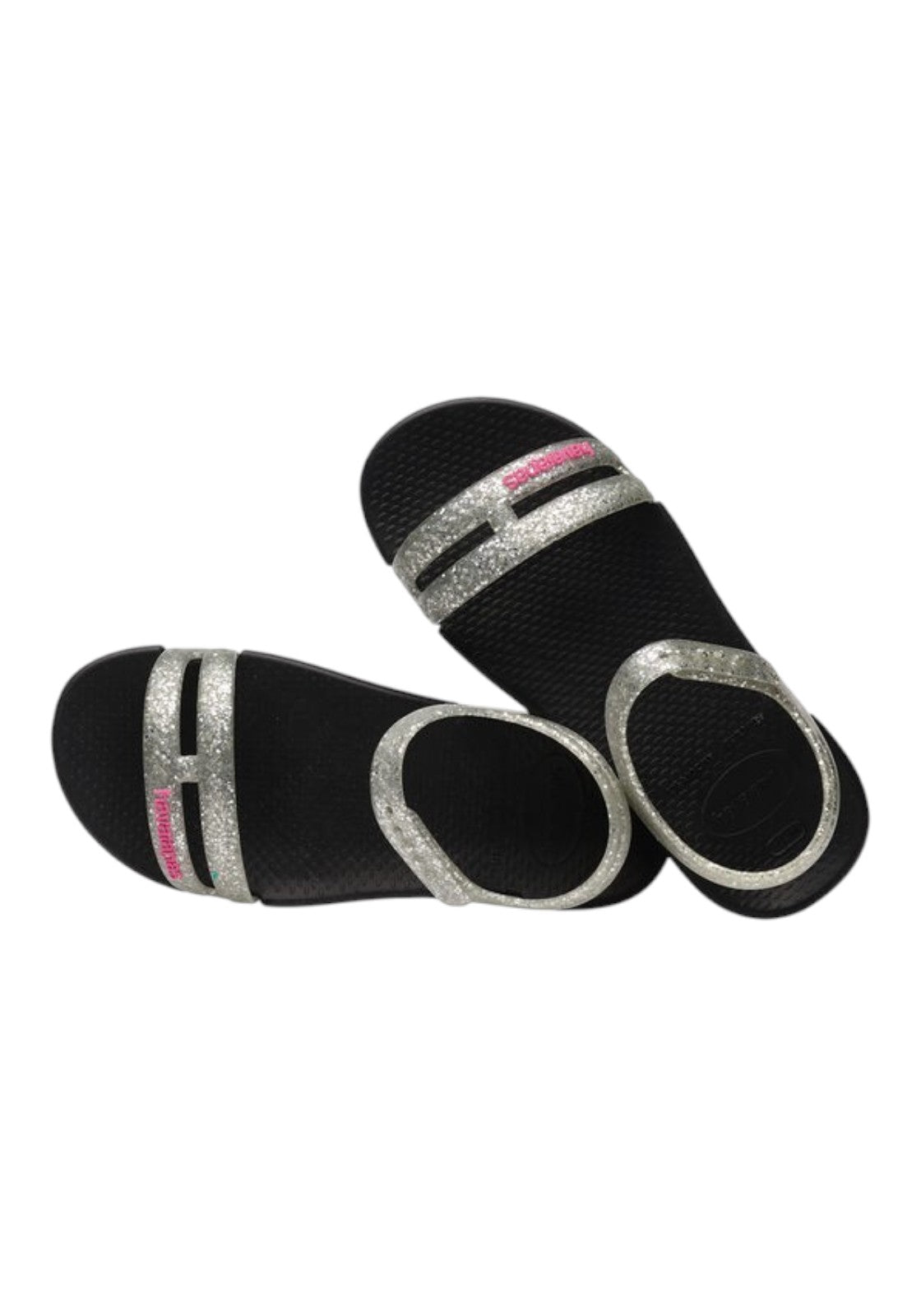 CIABATTE-INFRADITO Nero/argento Havaianas
