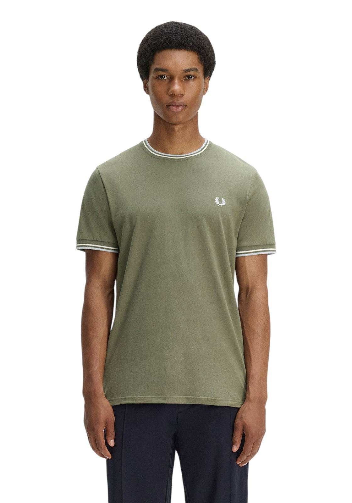 T-SHIRT E CANOTTE Verde/grigio Fred Perry