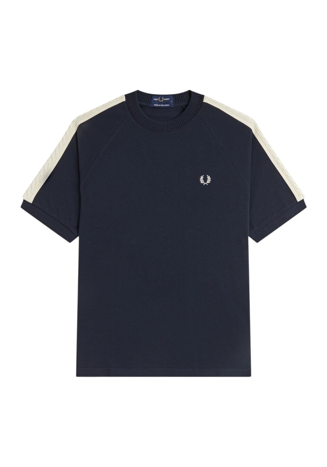T-SHIRT E CANOTTE Blu/panna Fred Perry
