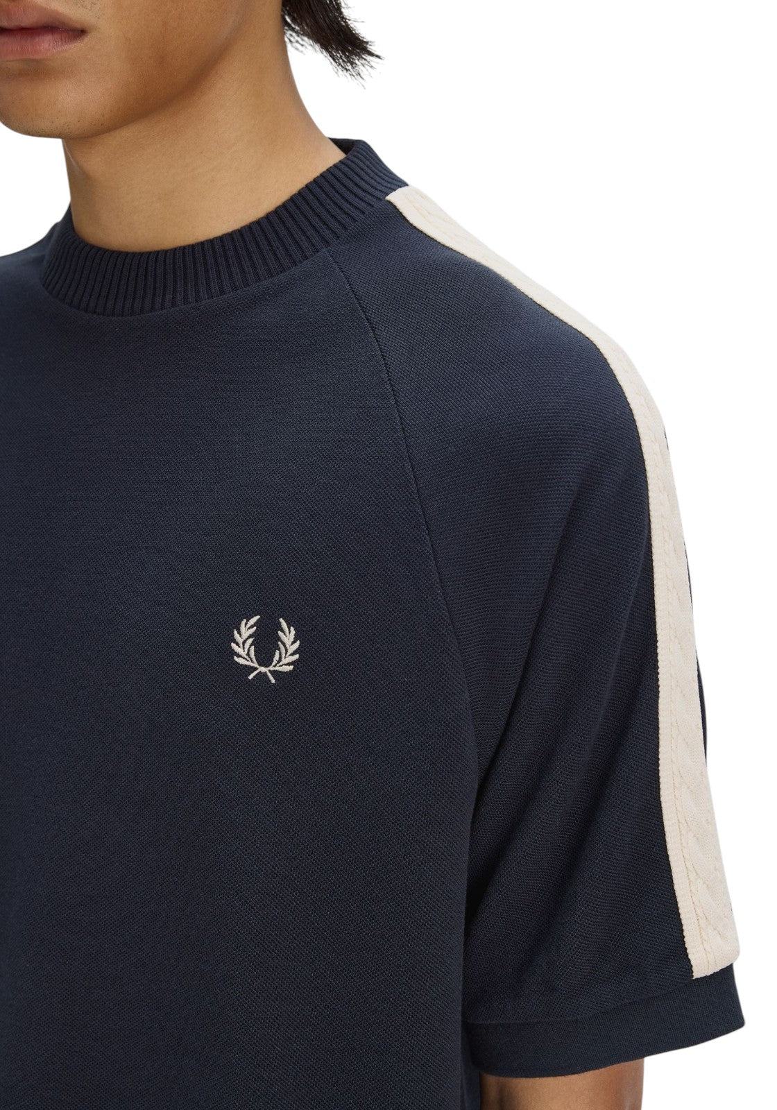 T-SHIRT E CANOTTE Blu/panna Fred Perry