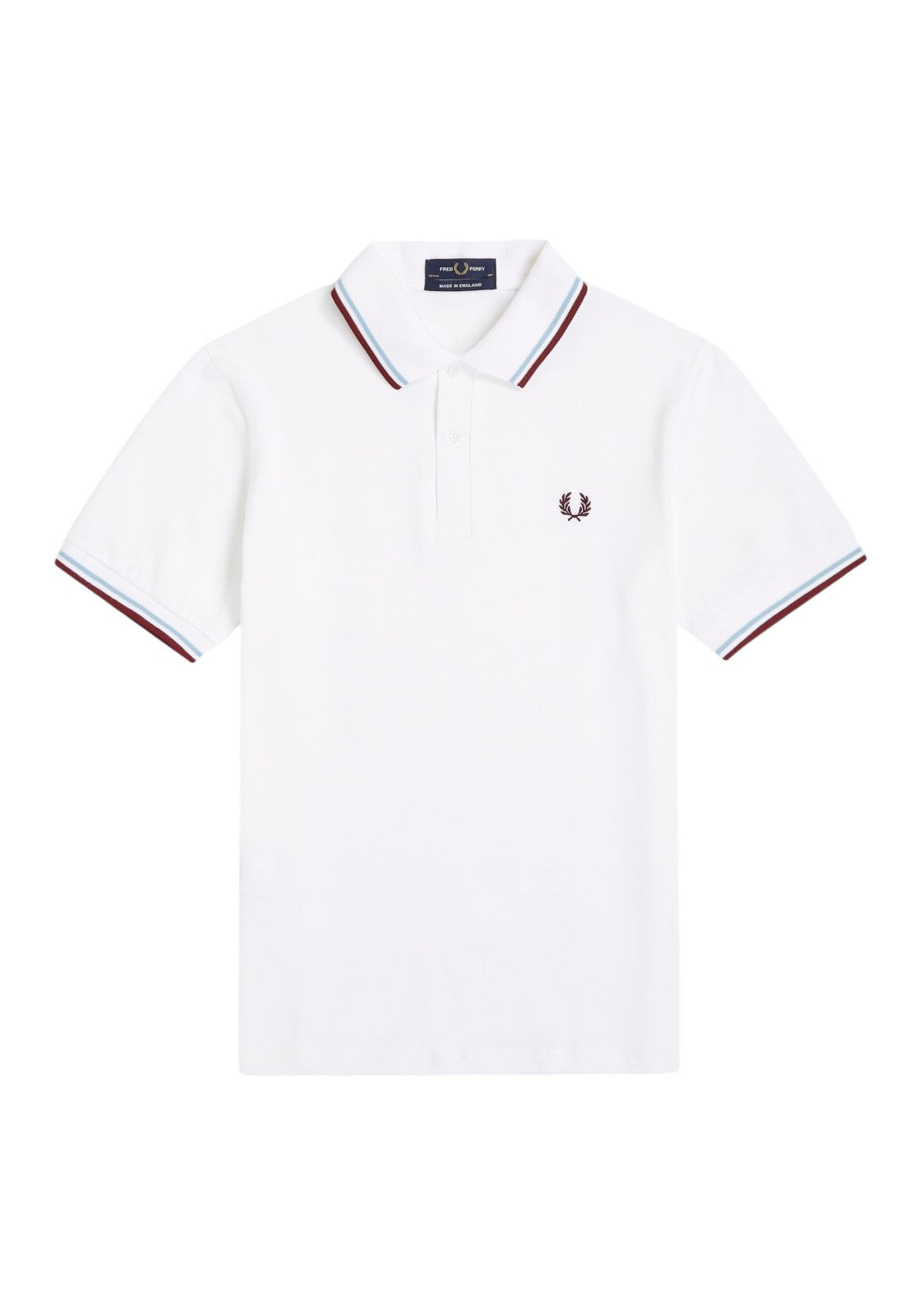 MAGLIONI E POLO Bianco/bordeaux Fred Perry